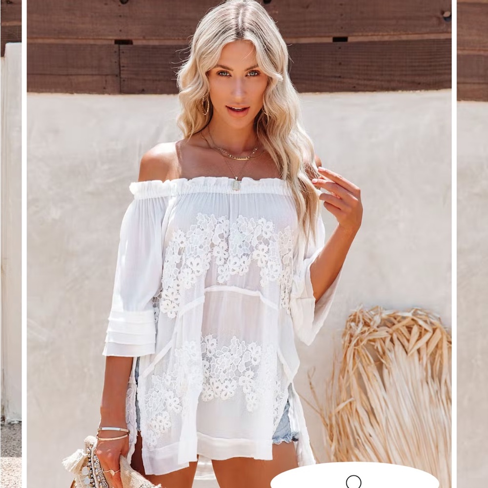 OTS crochet Tunic